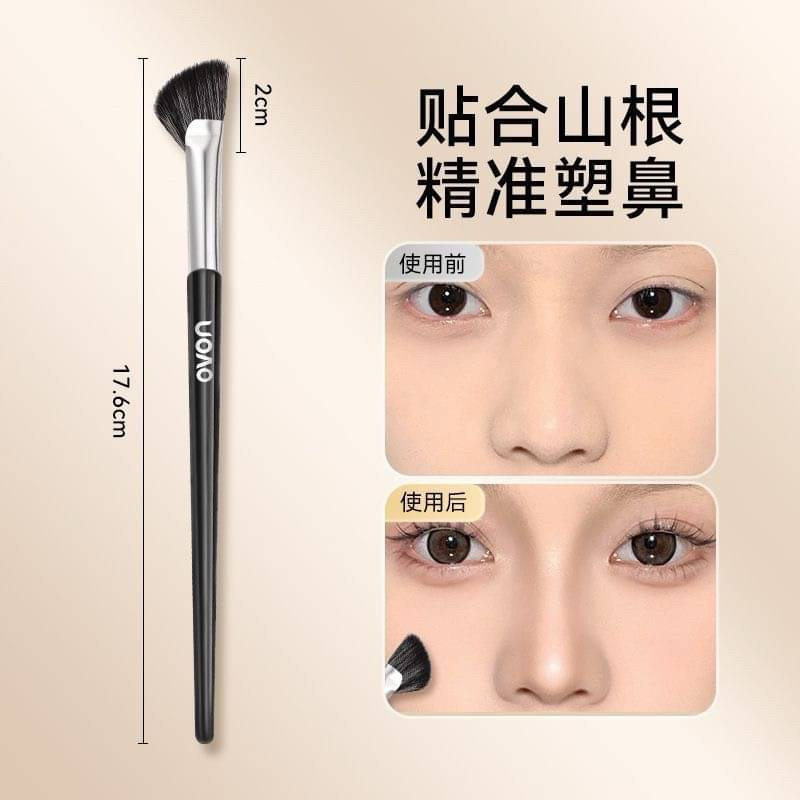 6250 (ใหม่/แท้) NOVO แปรงแต่งหน้า แปรง คอนทัวร์ จมูก หัวเฉียง ขนนุ่ม แบบพกพา