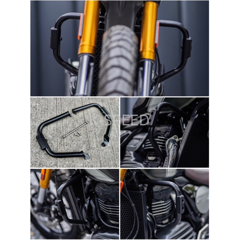 กันล้มแคสบาร์ Diabolus for Triumph Scramlber 400 & Speed 400 SX09