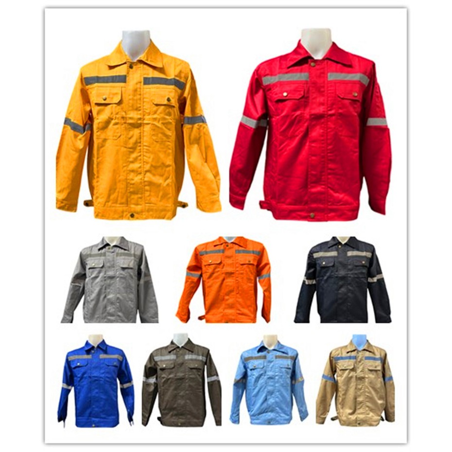 เสื้อช็อปชุดยูนิฟอร์ม สีสดสวยงาม ขนาด XS-6XL พร้อมส่ง