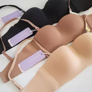 SABINA รุ่น Pretty (SBXU 8900) บราทรงเกาะอก ไร้โครง ฟองบาง สายข้างไร้ขอบ