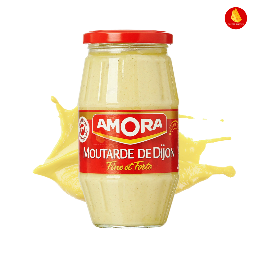 อโมรา ดิจองมัสตาร์ด 430g AMORA DIJON MUSTARD มัสตาร์ดฝรั่งเศส