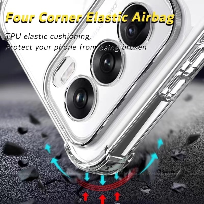 Reno 12Pro 5Gตรงรุ่น(พร้อมส่งในไทย)เคสTPUใสกันกระแทกแบบคลุมกล้องOPPO Reno12 5G/Reno 12 Pro 5G - รูปที่ 4