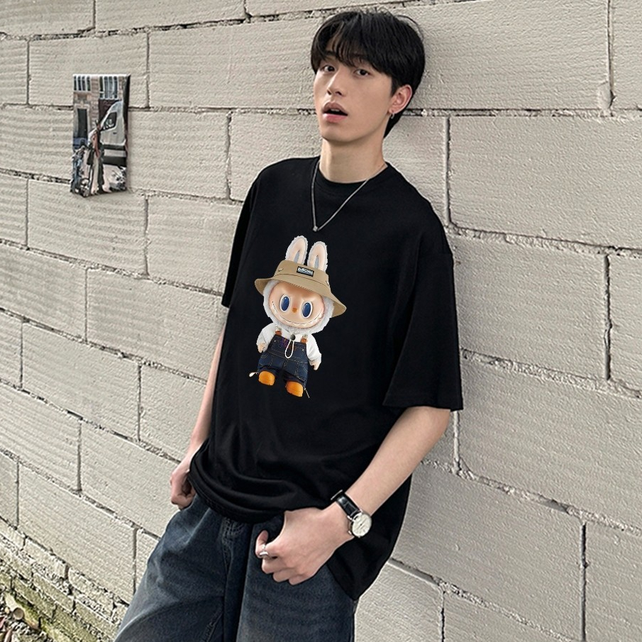 【My-T】พร้อมส่ง Labubu เสื้อยืด ผ้าcotton100% เสื้อยืดลาบูบู สุดฮิตยลาบูบู้ เสื้อน่ารัก "Rabbit"