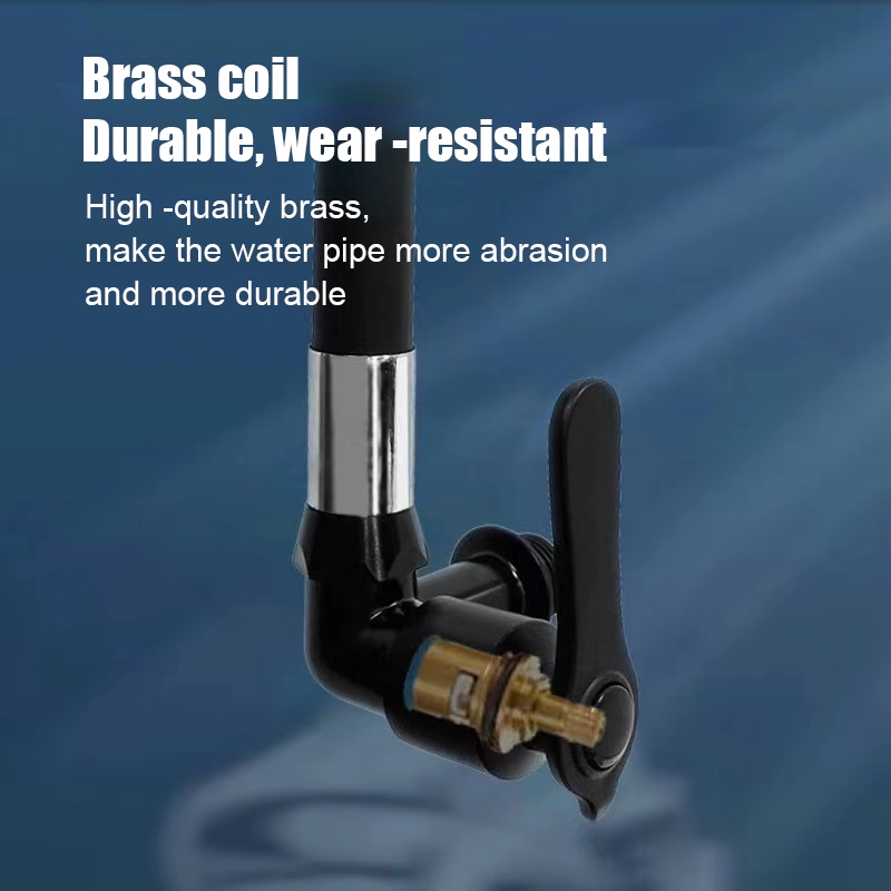 【ซิลิโคนกันรั่ว】ก๊อกน้ำห้องครัว 360° หมุนได้รอบทิศ หัวก๊อก304สแตนเลส ทนทาน ล้างจานสะดวก ติดตั้ง2ขั้นตอนง่ายๆ - รูปที่ 5