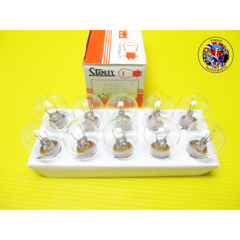ไฟท้าย HONDA C50 C65 C70 C90 Tail Light Bulb 10 PCS. 6V. 17/5.3W