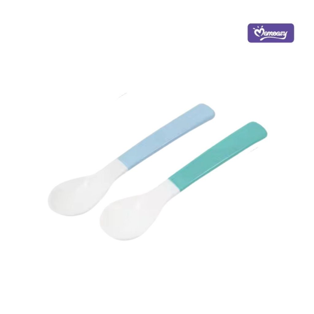 Momeasy ช้อนเด็ก เซ็ต 2 ชิ้น สำหรับเด็กฝึกทานอาหาร  BPA FREE รุ่น 45604 - รูปที่ 4