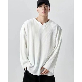 เสื้อ​แขน​ยาว​ ทรง​หลวม​ สไตล์​แฟชั่น​เกาหลี​ ดีไซน์​เท่​ๆ