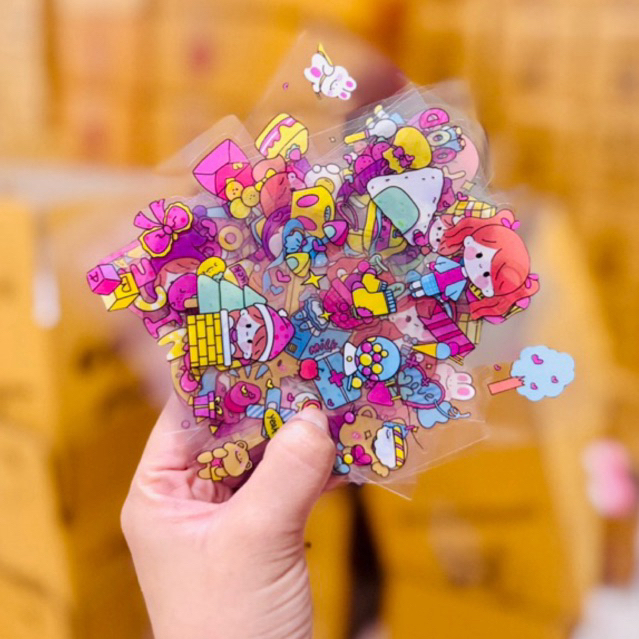 สติกเกอร์การ์ตูนตกแต่ง ชุดละ 25 แผ่น (คละลาย) - รูปที่ 2