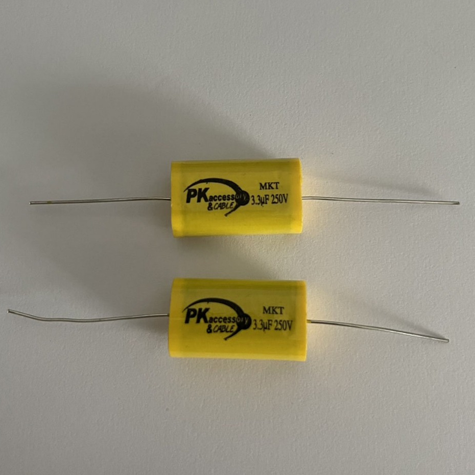 Capacitor คาปาซิเตอร์ สำหรับลำโพง 3.3uF 250V (ตัวซีกันขาดสำหรับลำโพงเสียงแหลม)