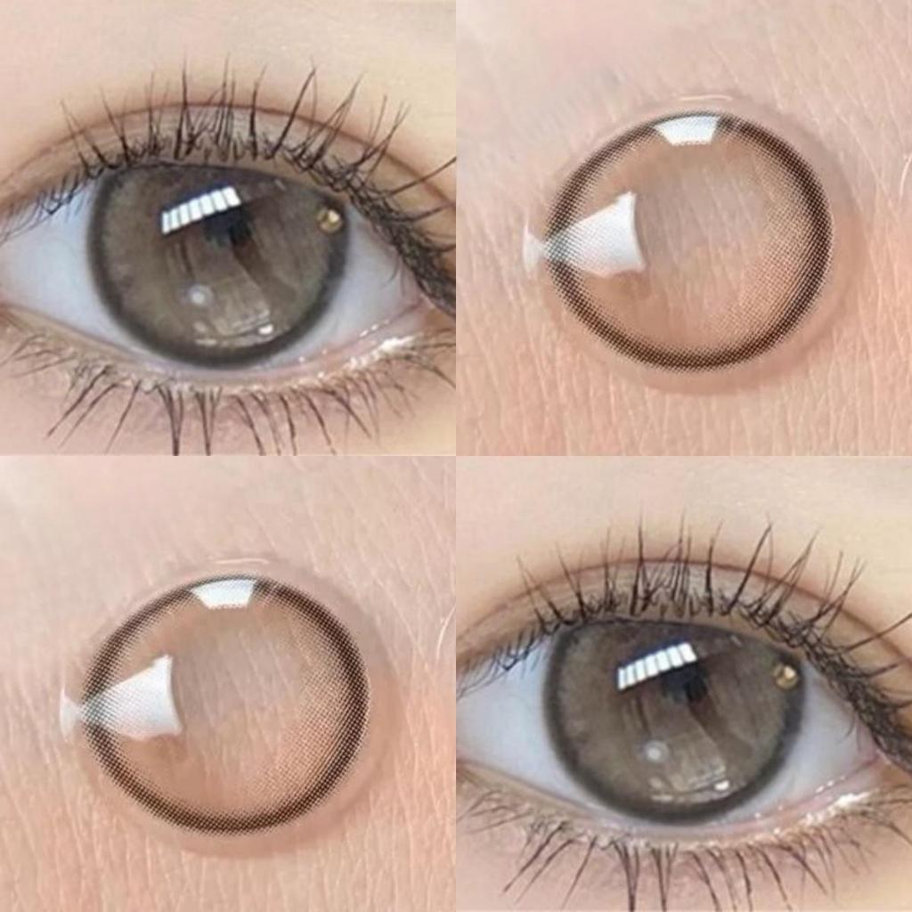 MIDROO🌈【COD】 [100-600] คอนแทคเลนส์คอนเทคเลนส์คอนแทคเลนส์สีน้ำตาล 🌷14.0mm กรองแสงคอนแทคเลนส์ pretty 1ค