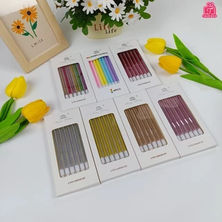 เทียนวันเกิด เทียนปักเค้ก เทียนดินสอยาวเคลือบเมทาลิค พร้อมส่ง