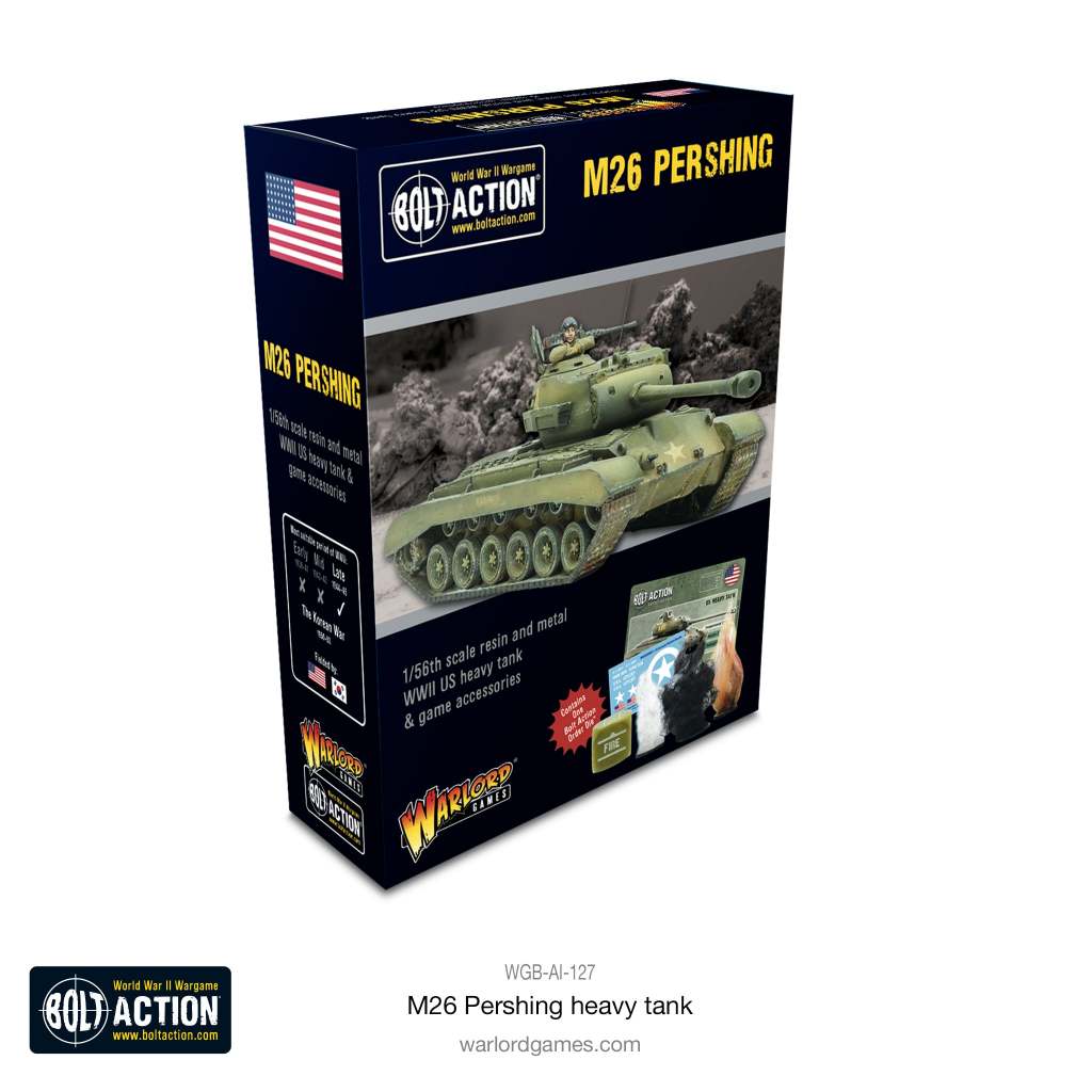 [พร้อมส่ง] WARLORD GAMES BOLT ACTIONS: M26 Pershing Heavy Tank โมเดลเกมสงครามโลกครั้งที่2