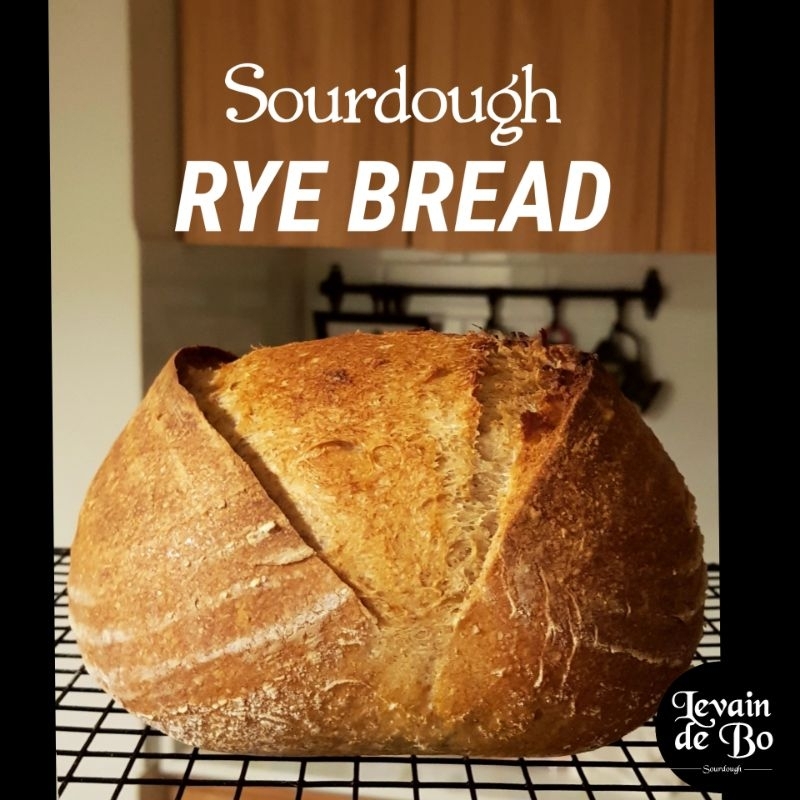 RYE Sourdough (ขนมปังซาวโดว์แป้งไรย์จากยีสต์ธรรมชาติ)