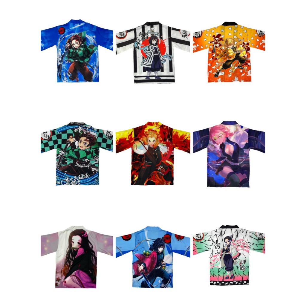 (KIDCITY) เสื้อคลุมดาบพิฆาตอสูร ชุดคอสเพลย์ demon slayer ลาย ทันจิโร่ ชิโนบุ เคียวจูโร่ โอบาไน เนซึโกะ