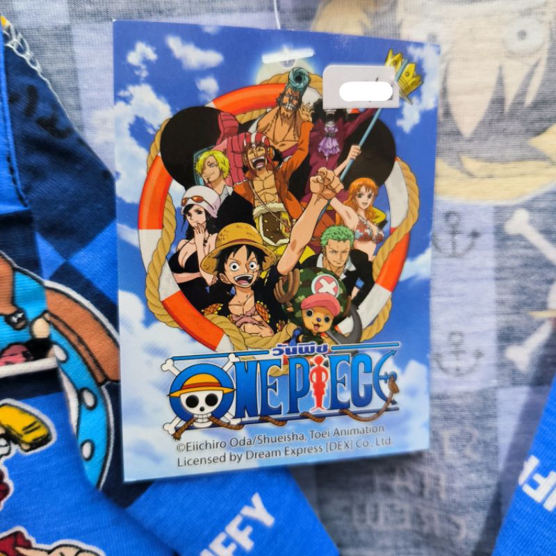 ชุดนอนผ้ายืด ลายวันพีช สำหรับเด็ก ลิขสิทธิ์แท้ ONEPIECE มีสามสี ฟ้า เทา น้ำเงิน ราคา ถูกที่สุด ดีลบีเคเค แกลเลอรีภาพที่ 5