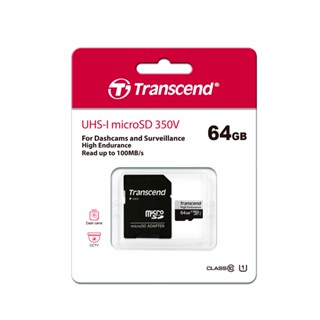 Transcend MicroSD Card High Endurance 64GB : USD350V : รับปร…