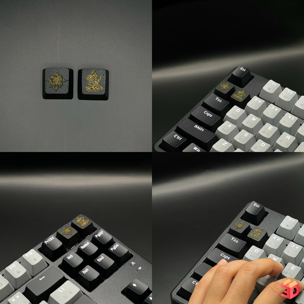 คีย์แคปยันต์มหาอุด พร้อมส่ง keycap ยันต์ แคล้วคลาดปลอดภัยอันตรายทั้งปวง