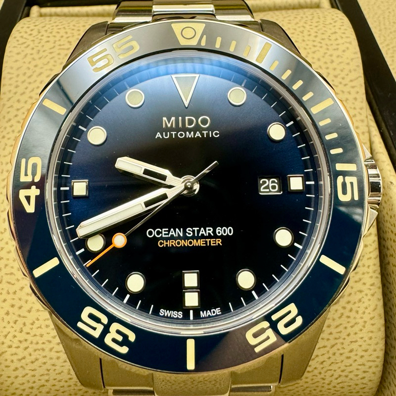 Mido OCEAN STAR 600 CHRONOMETER M026.608.11.041.01