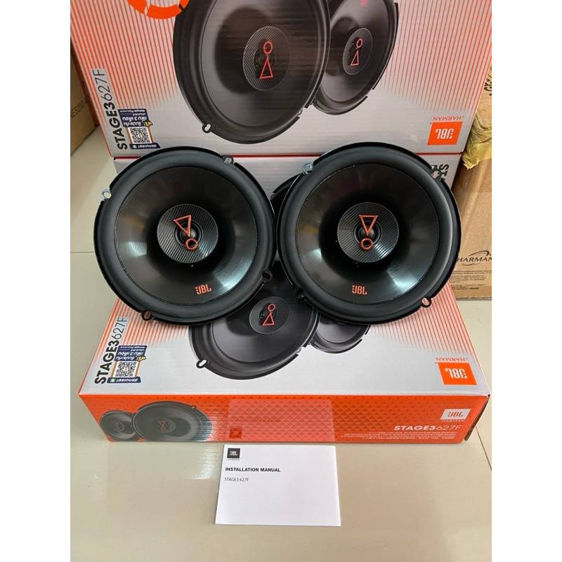 ราคาคู่ละ 1450บาท ลำโพงแกนร่วม 6.5“ 2ทาง JBL  รุ่น STAGE3627F ติดรถยนต์ ตู้บลูทูธ DIY
