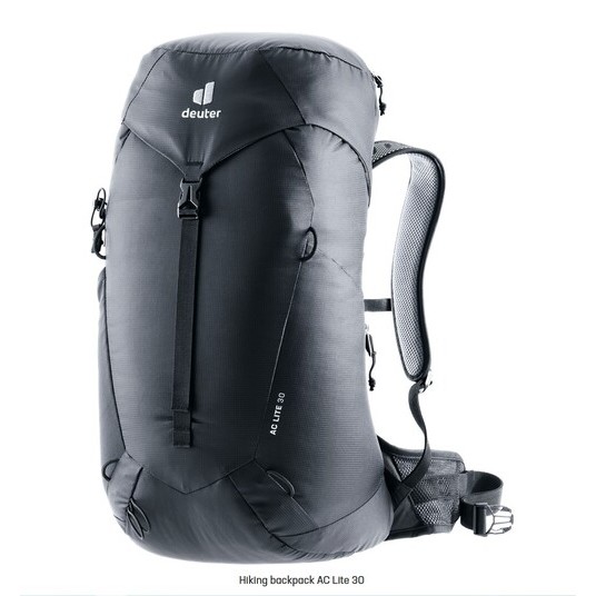เป้ deuter รุ่น AC Lite 30 โลโก้ใหม่ ปี 2024 สีดำ Black , สีส้ม Paprika Redwood