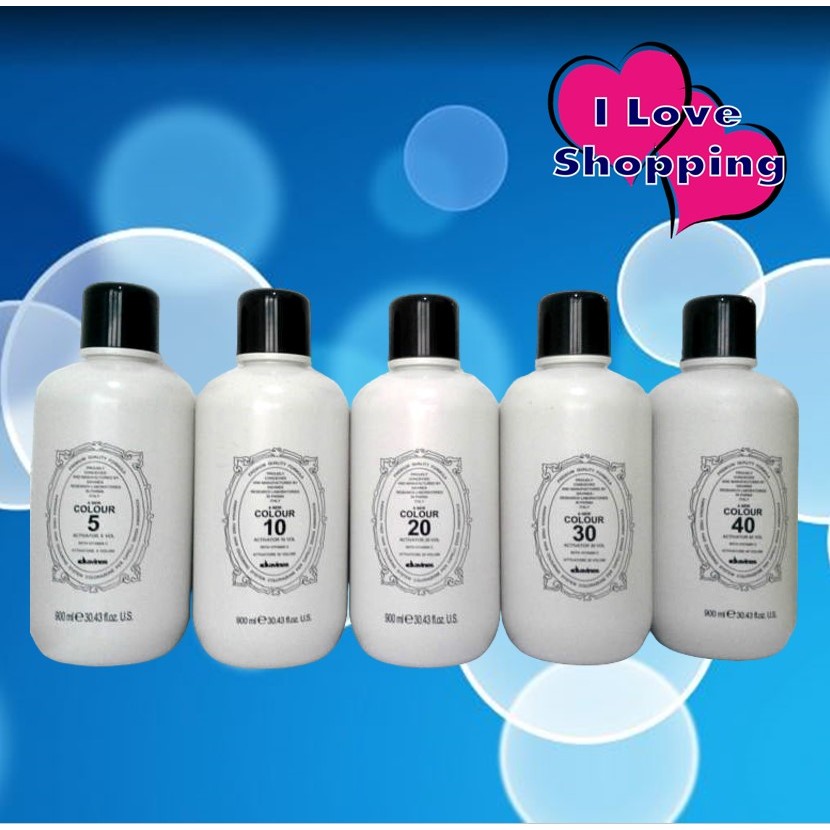 Davines A New Colour Activator 5/10/20/30/40 Volume ขนาด 900 ml ไฮโดรเยนสำหรับผสมสีย้อมผม และผงฟอก