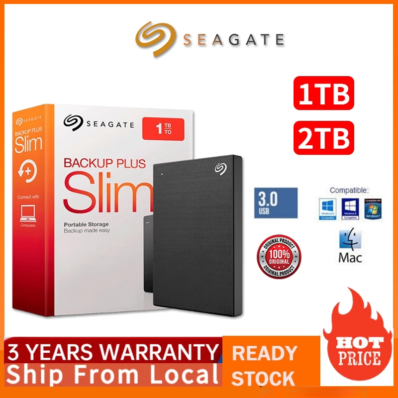 External Hard Disk 1TB 2TB HDD ฮาร์ดดิสก์แบบพกพา Hard Drive ที่เก็บข้อมูลแบบพกพา HighSpeed HardDisk External