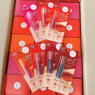 Cathy Doll【วิทซีวอเตอร์ทินท์】ลิปทินท์น้ำแร่ สีปากฉ่ำ Vit C Water Tint 2.7g