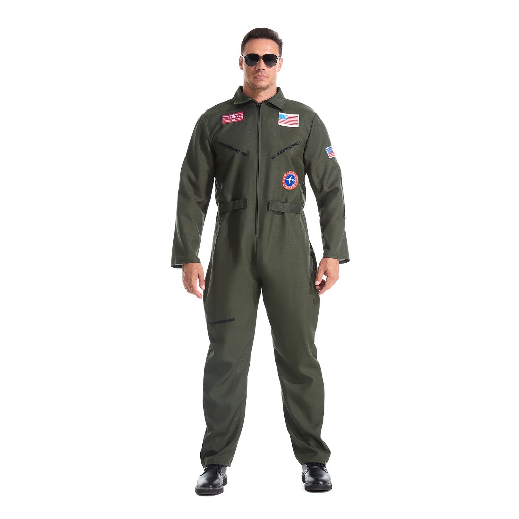 cp93.2 ชุดแฟนซีนักบิน ชุดสจ๊วต กัปตัน สุดเทห์ ชุดTOP GUN