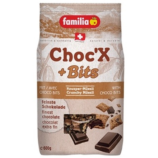 Familia CHOC'X BITS Crunch 600g. แฟมิเลีย ซีเรียลธัญพืช กราโนล่า ช็อค