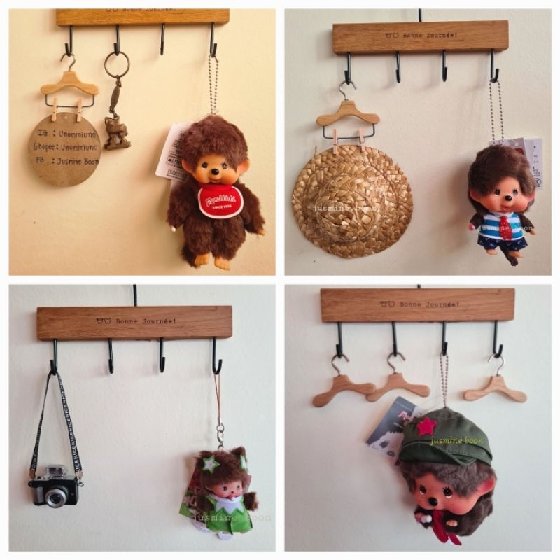 ***พร้อมส่ง***monchhichi keychain พวงกุญแจม่อนชิชิ