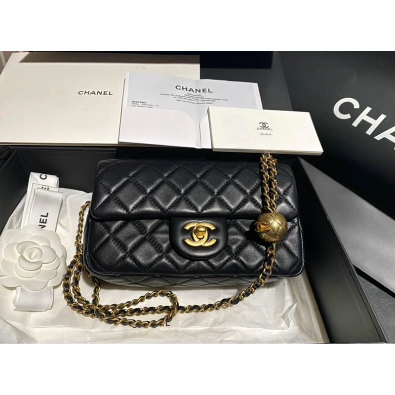 ❌❌ขายแล้วค่ะ Like new Chanel mini8”  adjustable microchip