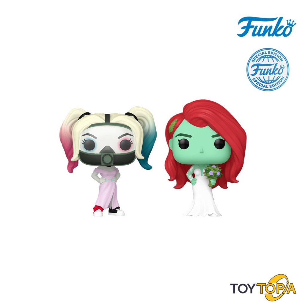 Funko POP! (76738) - Harley Quinn & Poison Ivy Wedding ver. (Exclusive) POP! Heroes: Harley Quinn Animated Series