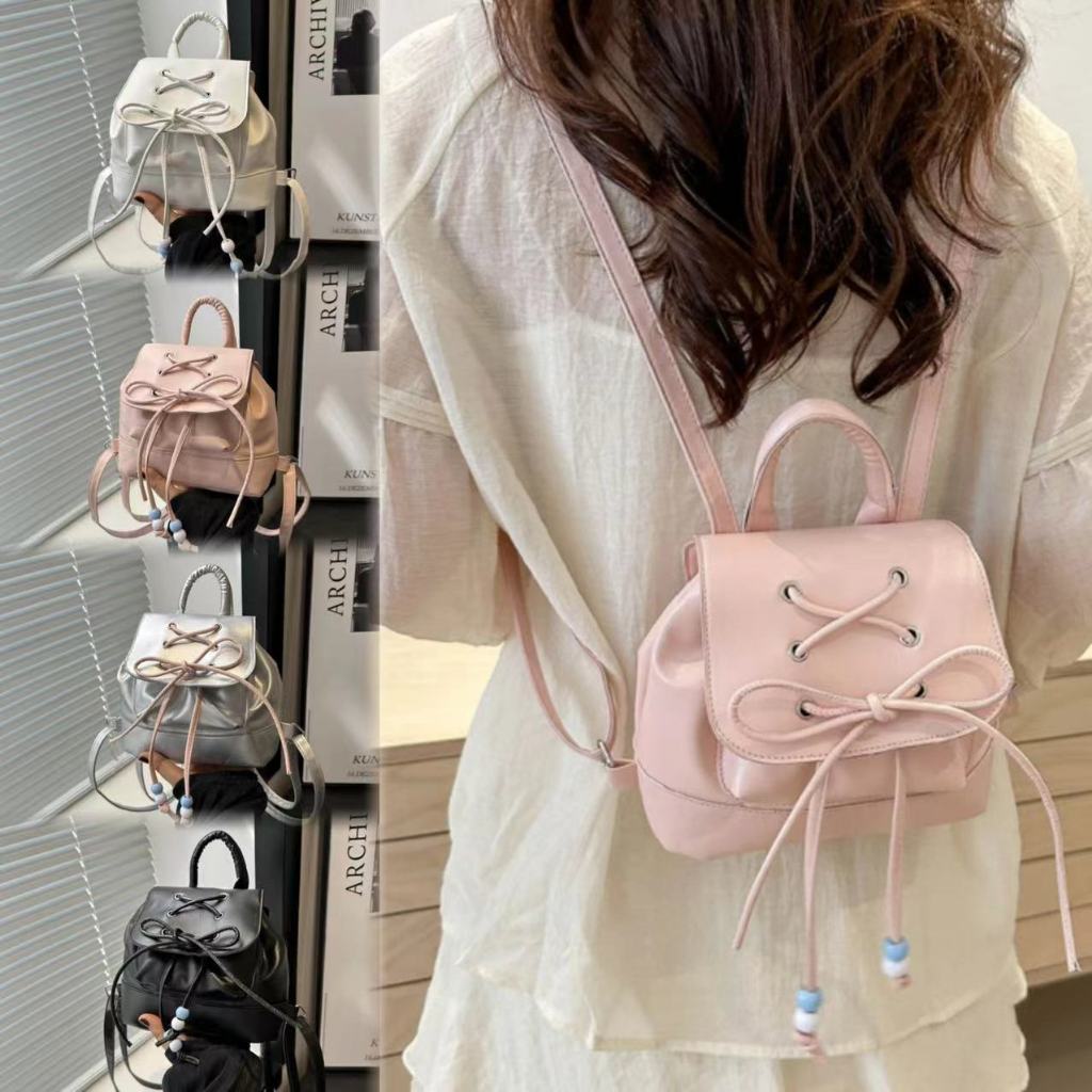 LD.shop -กระเป๋าเป้มีนี้น่ารักมาก มี 4 สีให้เลือก หนัง pu*H6032