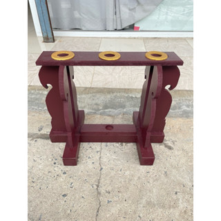 ขาดอกรัก สีโอ๊ค ขาตั้งสำหรับเสียบเสาธง 3 ช่อง สีโอ๊ค มีของพร…