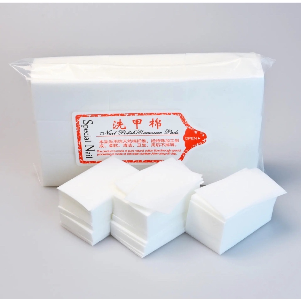 สำลีไร้ขน พร้อมส่ง สำลีเช็ดหน้าเล็บ Nails Pad