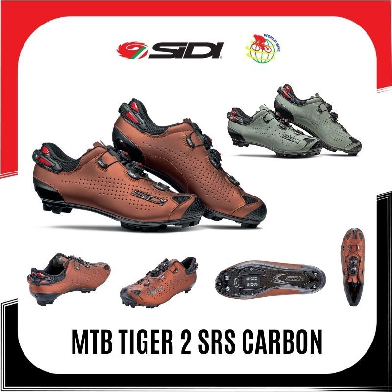 รองเท้าปั่นจักรยานเสือภูเขา Sidi รุ่น Tiger 2 SRS Carbon