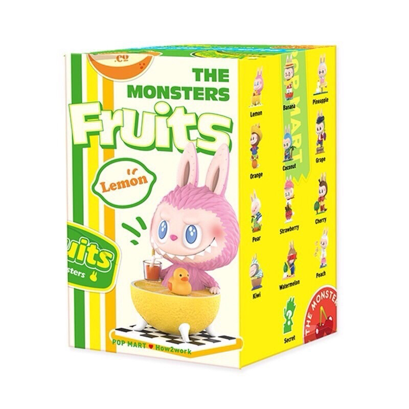 Labubu The Monster Fruit Series กล่องสุ่ม Pop Mart ลาบูบู้