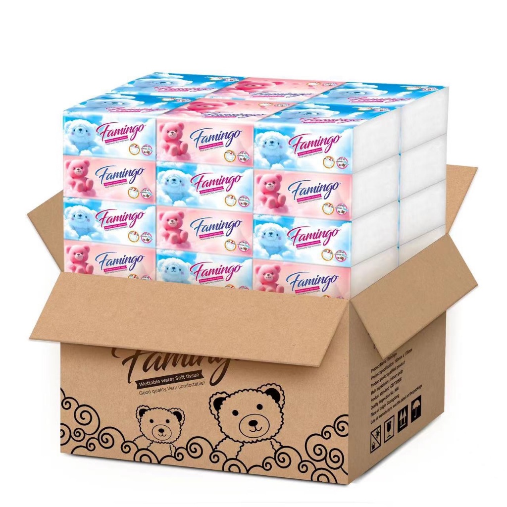 กระดาษทิชชู่  ทิชชู่ขนาดพกพา ยกลัง40ห่อ ทิชชู่ทำความสะอาด นุ่ม ราคาถูกคุณภาพดี ราคาถูกพร้อมส่ง