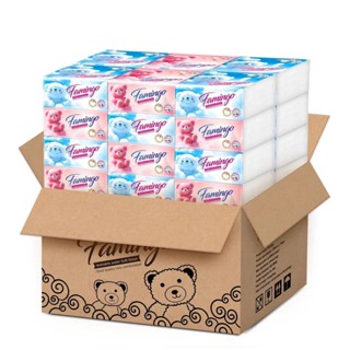 กระดาษทิชชู่  ทิชชู่ขนาดพกพา ยกลัง40ห่อ ทิชชู่ทำความสะอาด นุ…