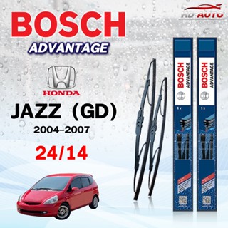 BOSCH ใบปัดน้ำฝน แบบก้านเหล็ก แบบคู่ HONDA JAZZ 2004-2018 ฮอ…