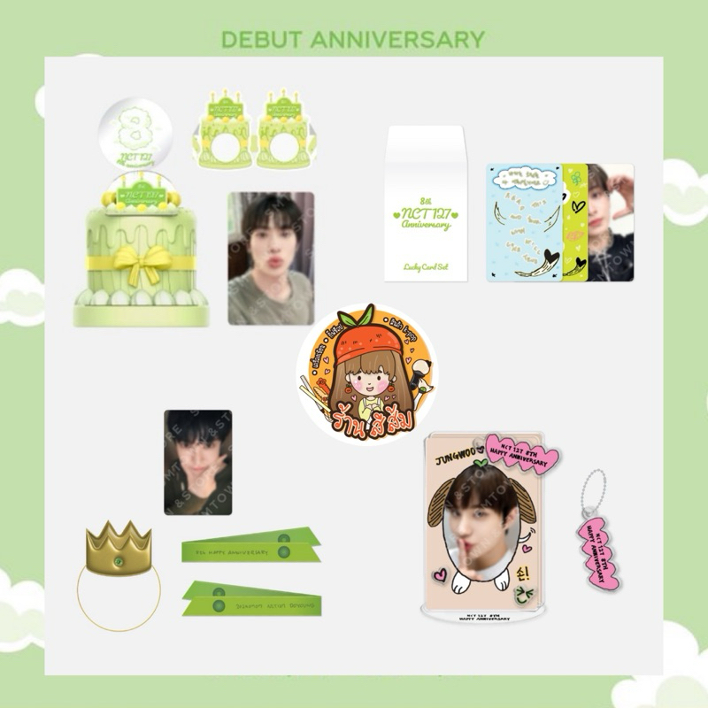 [พร้อมส่ง] NCT 127 8TH ANNIVERSARY MD - LUCKY CARD / PARTY CAKE / DOLL PROP / ACRYLIC STAND
