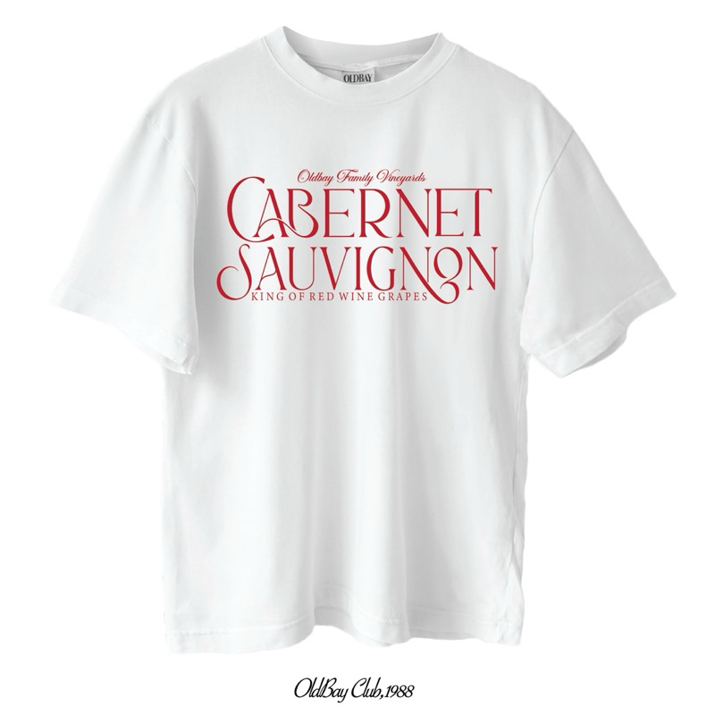 OLDBAY® Oversize Tees ” Cabernet Sauvignon  "