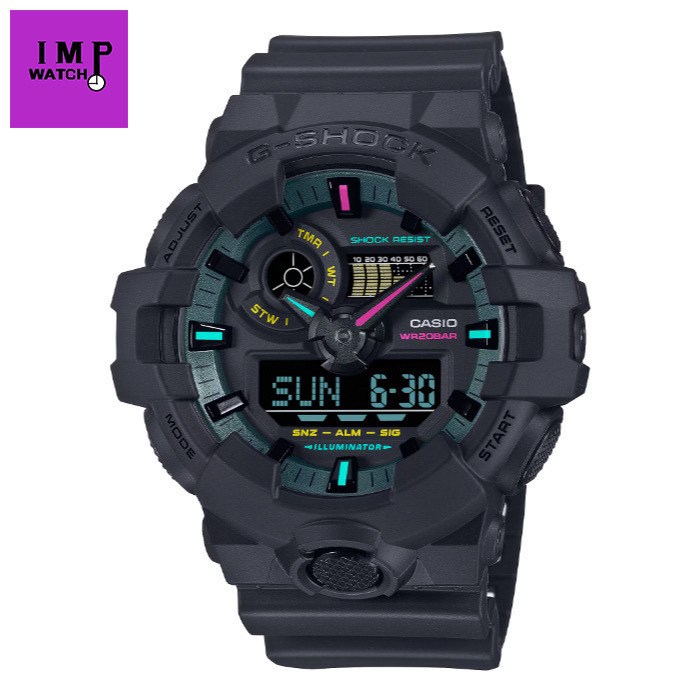 นาฬิกา G-SHOCK รุ่น GA-700MF-1ADR ดำเหลือง ของแท้ประกัน Cmg 1ปีใหม่ล่าสุด
