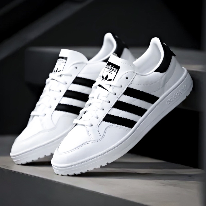 ลดเพิ่ม 15-20% ทักแชทรับโค้ด Adidas Team Court "BlackWhite" EG9734 ของแท้ ป้ายไทย รองเท้าลำลอง