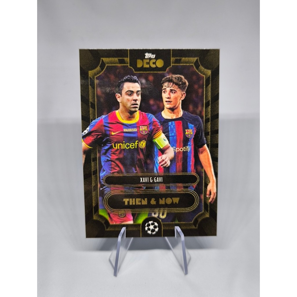 การ์ดบอล FC Barcelona/Real Madrid 2022-23 Topps Deco UEFA Champions League Soccer Cards - รูปที่ 6