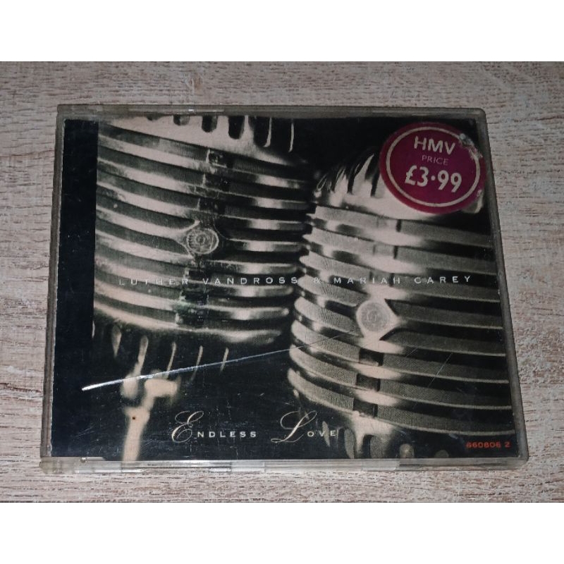 Luther Vandross & Mariah Carey ซีดี CD Single Endless Love UK Edition