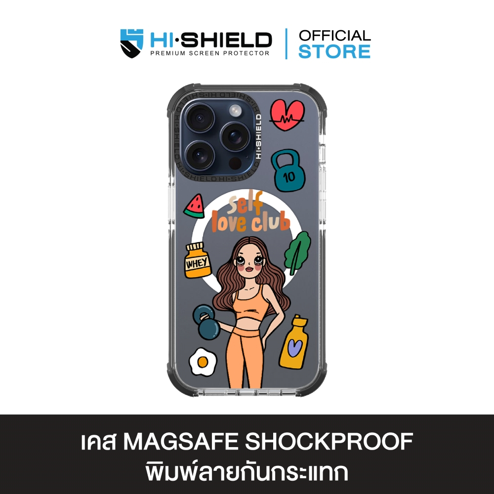 HI-SHIELD Magsafe Shockproof Case รุ่น Debby4 [iPhone17/iPhone16/iPhone15/iPhone14] - เคสแม่เหล็กกันกระแทก