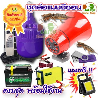 ชุดล่อแมงจีซอน  ดักแมงจีซอน ครบชุดพร้อมใช้งาน เปิดยาว ๆ ดังท…