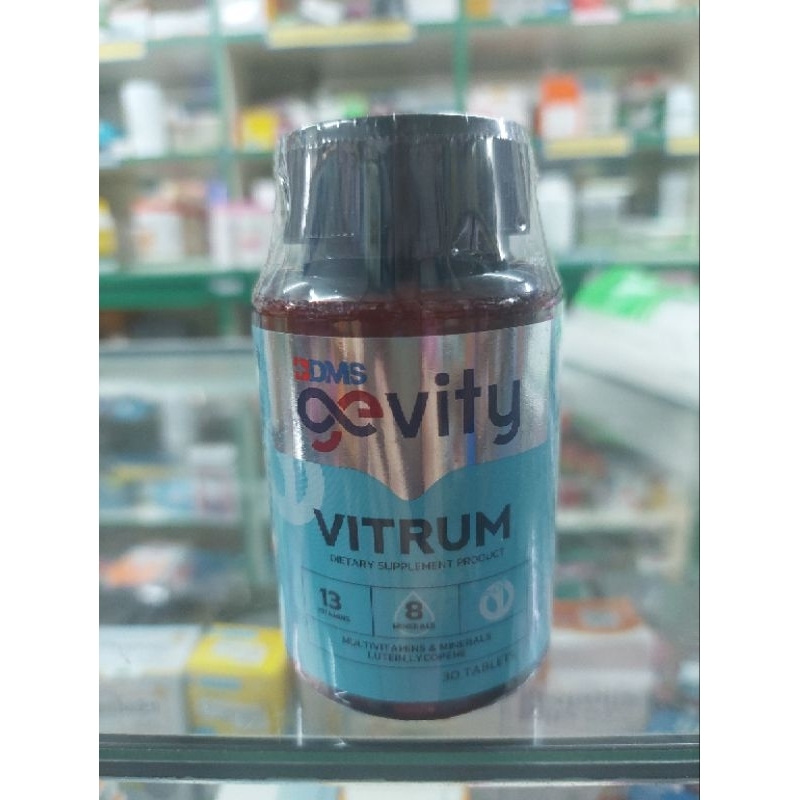 Vitrum Multivitamin 30 tablets (ไวทรัม วิตามินรวม+แร่ธาตุ)ขนาด30เม็ด