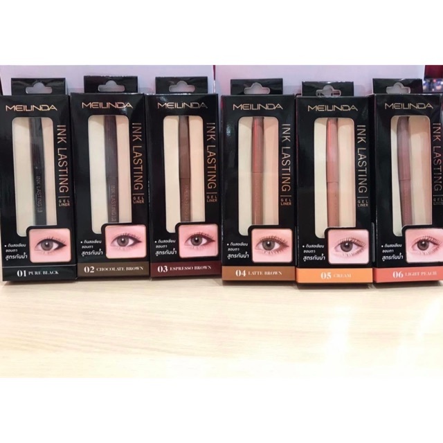 MC3097 Mei Linda Ink Lasting Gel Liner Meilinda เมลินดา อิงค์ ลาสติ้ง เจล ไลเนอร์ อายไลเนอร์ MC3097